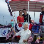 Republican Party of Bell Co. 2017 Float - Shirley Stephenson as the Statue of Liberty